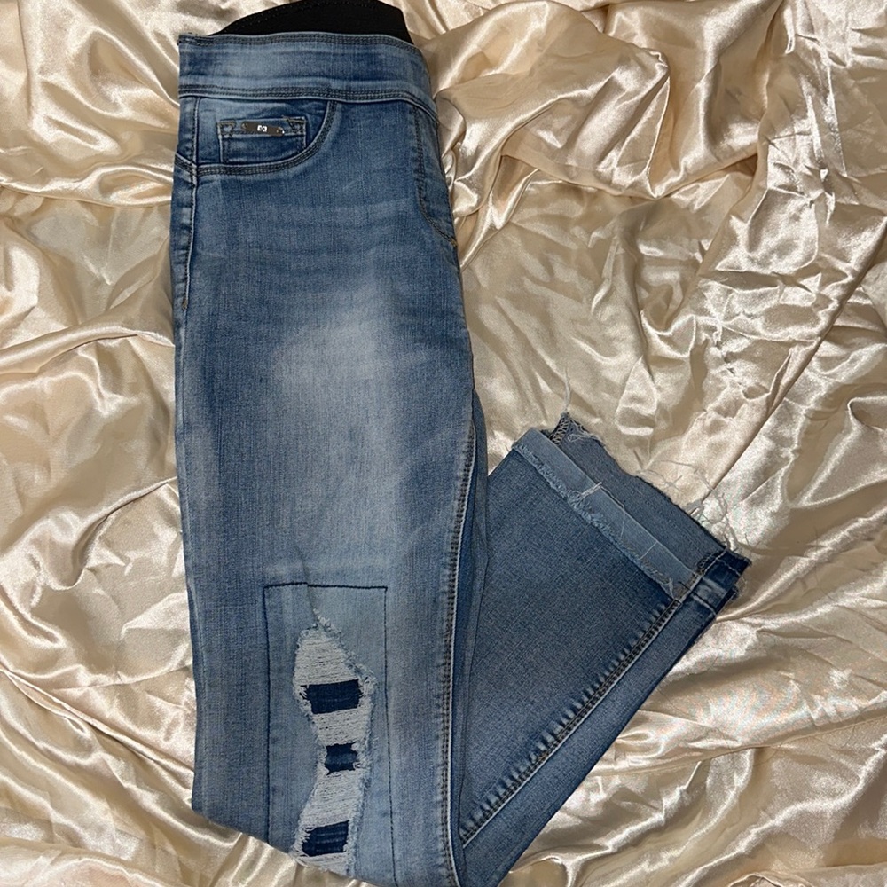 Stretchy ankle jeans